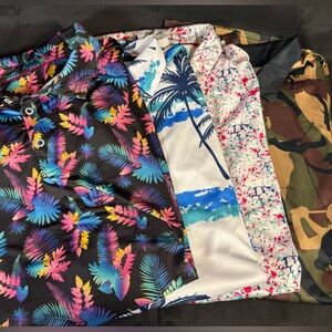 Set of 4 Men’s Golf Polo Shirts Size 5XL